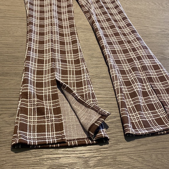 Urban Renewal Remnants Plaid Front Slit Pant - Picture 3 of 6